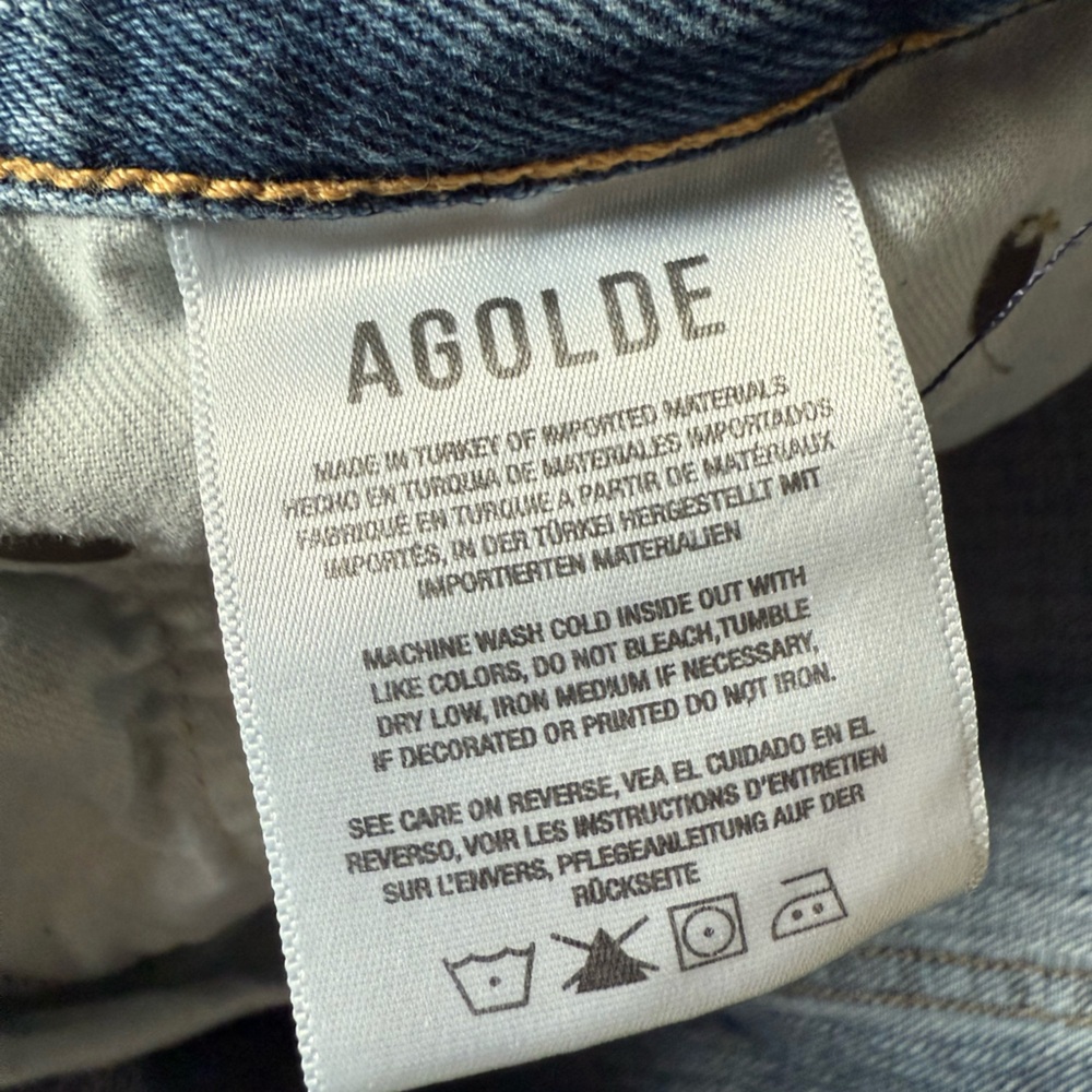 Agolde Riley Crop SZ 30 - Picture 7 of 7